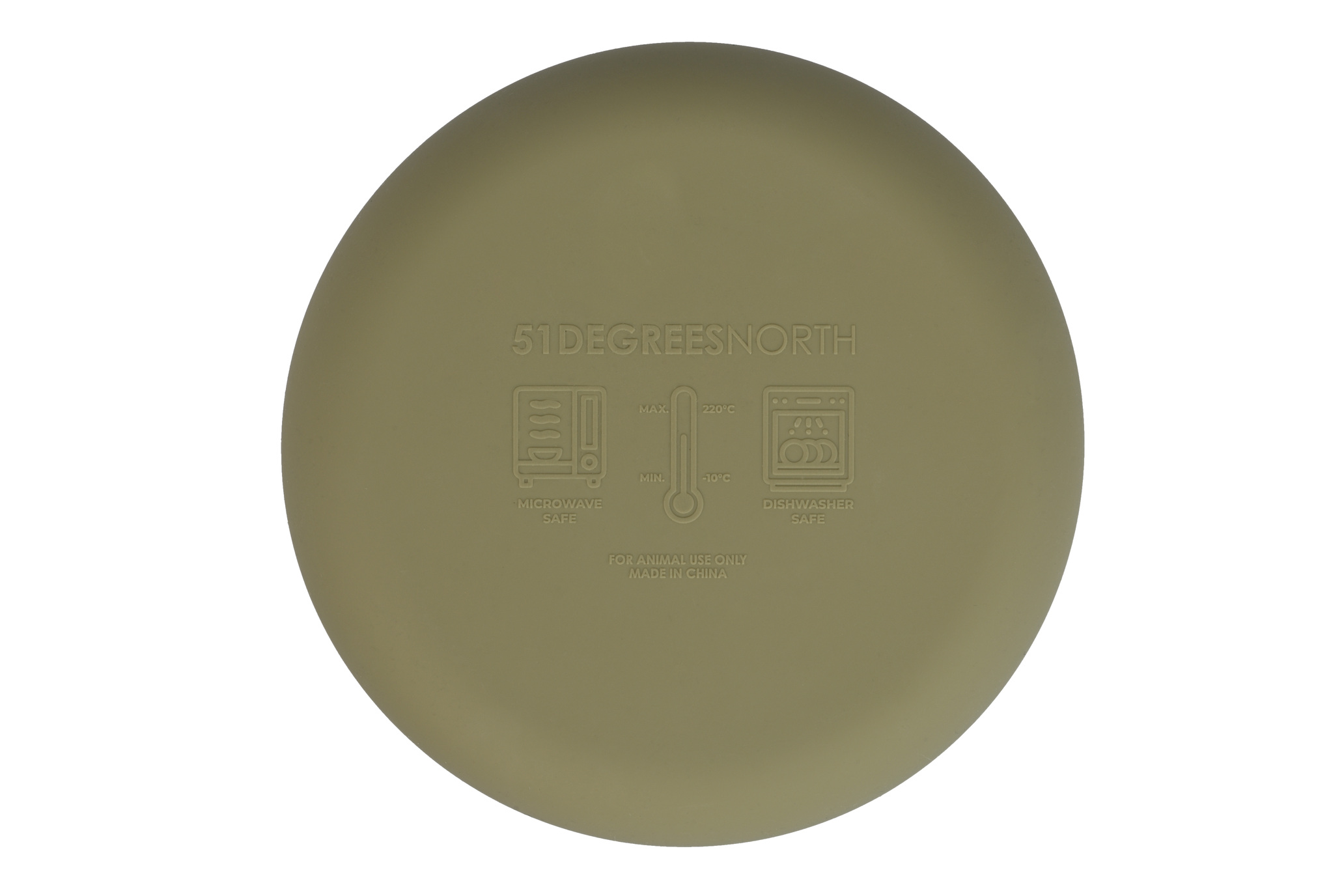 Slow Feeder Bowl 350 ml für Schnellfresser - Farbe: Khaki