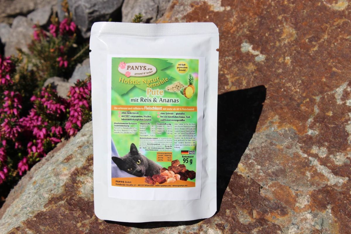 Hoplistic  Menü aus 64,0 % Pute, Reis und Ananas... 12 x je 95g / 295g
